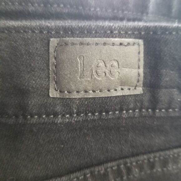 LEE Classic Fit Straight Leg Jean Black Size 10M - Picture 14 of 15